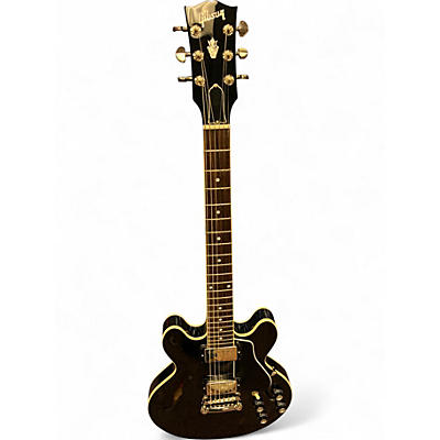 Used Gibson ES339 Trans Black Hollow Body Electric Guitar