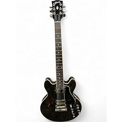 Used Gibson ES339 Transparent Ebony Hollow Body Electric Guitar