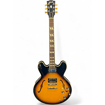 Used Gibson ES345 2 Color Sunburst Hollow Body Electric Guitar