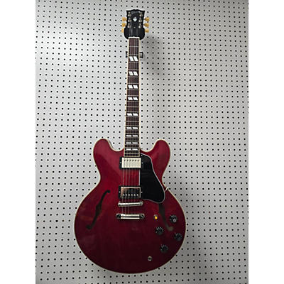 Used Gibson ES345 Candy Apple Red Hollow Body Electric Guitar