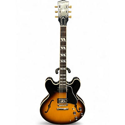 Used Gibson ES345 Tobacco Sunburst Hollow Body Electric Guitar