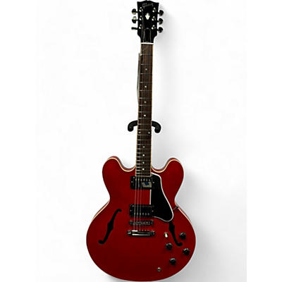 Used Gibson ESDP335 Candy Apple Red Hollow Body Electric Guitar