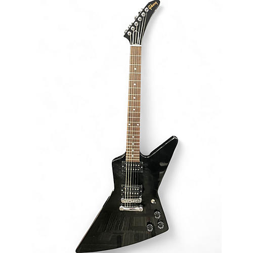 Used Gibson EXPLORER 80S BLACK Solid Body Electric Guitar BLACK