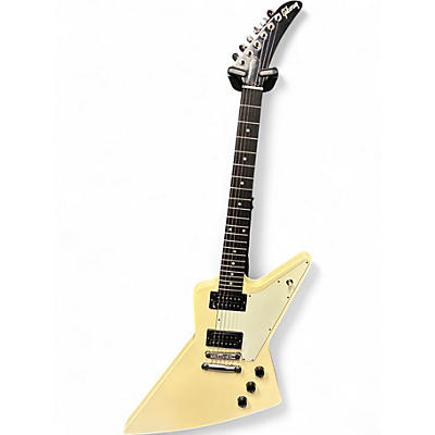 Used Gibson EXPLORER WHITE W/CASE Solid Body Electric Guitar