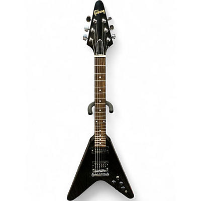 Used Gibson Eighties V Black Solid Body Electric Guitar