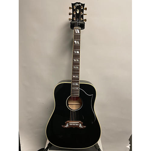 Gibson Used Gibson Elvis Dove Ebony Acoustic Electric Guitar Ebony