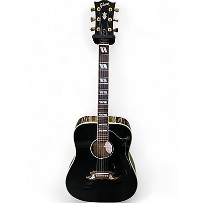 Used Gibson Elvis Dove Ebony Acoustic Electric Guitar