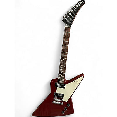 Used Gibson Explorer 70'S Wine Red Solid Body Electric Guitar