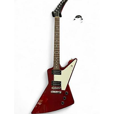 Used Gibson Explorer T Maroon Solid Body Electric Guitar