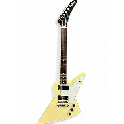 Used Gibson Explorer White Blonde Solid Body Electric Guitar