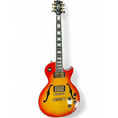Used Gibson FLORENTINE CUSTOM SHOP CHERRY BURST Hollow Body Electric Guitar