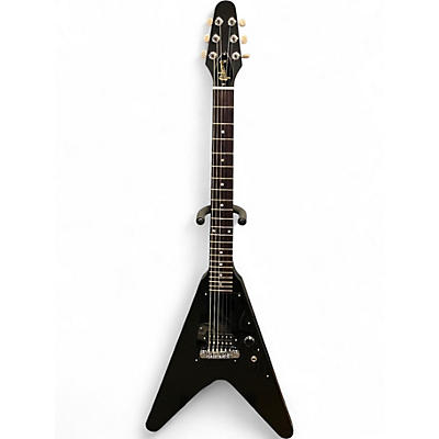 Used Gibson FLYING V MELODY MAKER Black Solid Body Electric Guitar