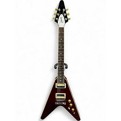 Used Gibson FLYING V PRO T TRANSLUCENT RED Solid Body Electric Guitar