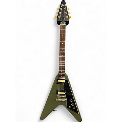 Used Gibson FLYING V TRIBUTE OLIVE DRAB Solid Body Electric Guitar