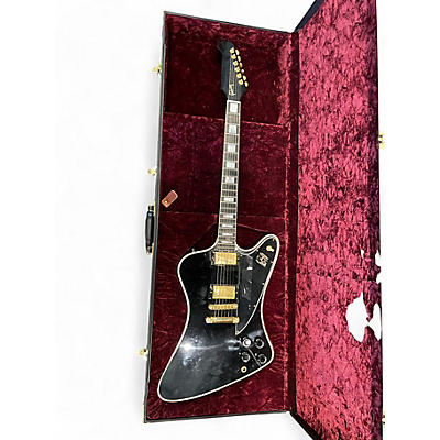 Used Gibson Firebird Custom Black Solid Body Electric Guitar