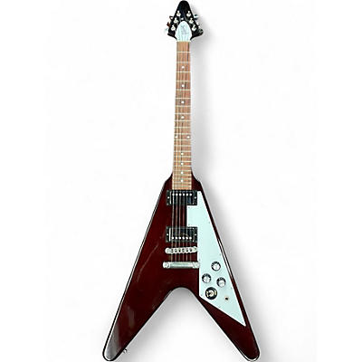 Used Gibson Flying V Aged Cherry Solid Body Electric Guitar