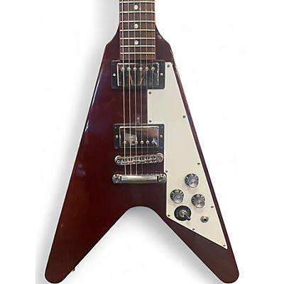 Used Gibson Flying V Aged Cherry Solid Body Electric Guitar