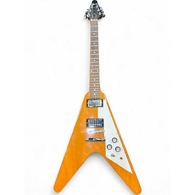 Used Gibson Flying V Antique Natural Solid Body Electric Guitar