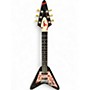 Used Gibson Flying V BLACK WITH BLOOD SPLATTER Solid Body Electric Guitar BLACK WITH BLOOD SPLATTER