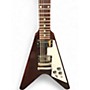 Used Gibson Flying V Maroon Solid Body Electric Guitar Maroon