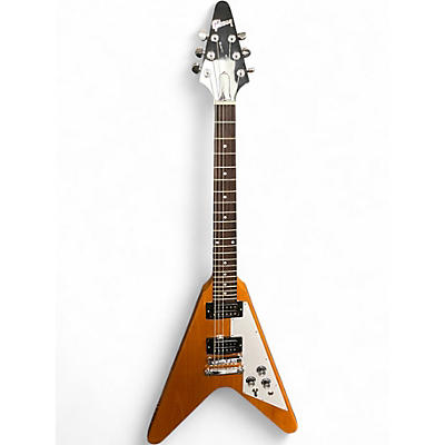 Used Gibson Flying V- Natural Solid Body Electric Guitar