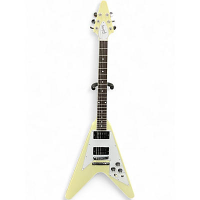 Used Gibson Flying V Standard Alpine White Solid Body Electric Guitar