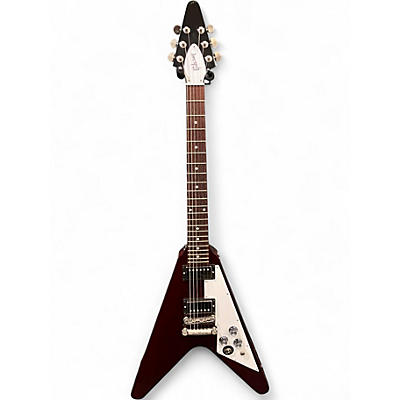 Used Gibson Flying V Standard Wine Red Solid Body Electric Guitar