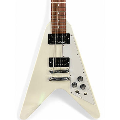 Used Gibson Flying V WHITE Solid Body Electric Guitar