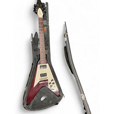 Used Gibson Flying V Wine Red Solid Body Electric Guitar