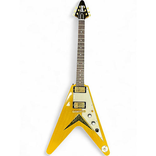 Used Gibson Gibson Historic ’59 Flying V Korina Korina Solid Body Electric Guitar Korina