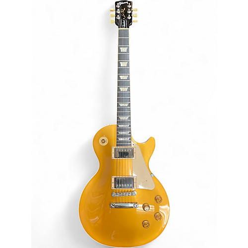 Used Gibson Gibson Les Paul Standard '50s Figured Top Gold Top Solid Body Electric Guitar Gold Top