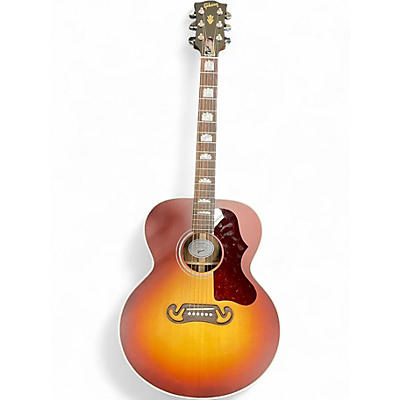 Used Gibson Gibson SJ-200 Studio 3 Tone Sunburst Acoustic Electric Guitar