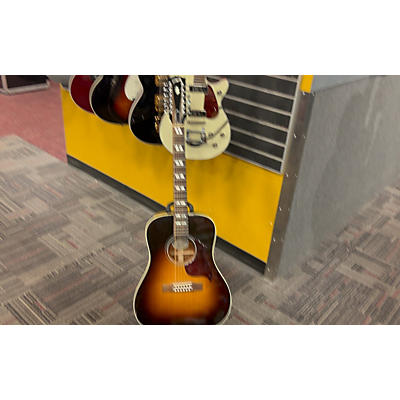 Gibson Used Gibson HUMMINGBIRD PRO 12 STRING Tobacco Sunburst 12 String Acoustic Electric Guitar