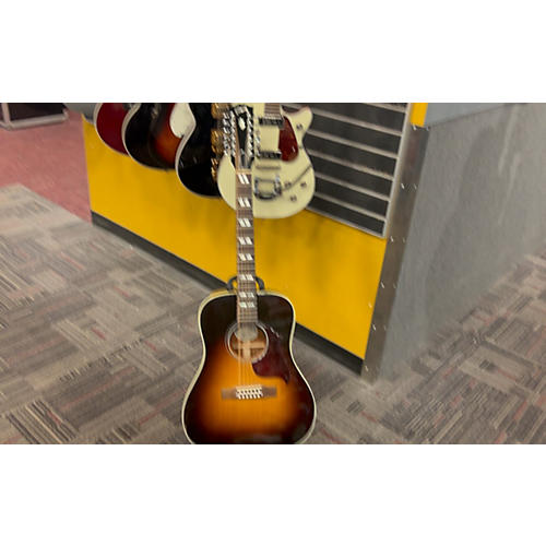 Gibson Used Gibson HUMMINGBIRD PRO 12 STRING Tobacco Sunburst 12 String Acoustic Electric Guitar Tobacco Sunburst