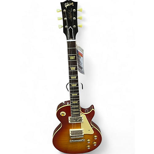 Gibson Used Gibson Historic '60 Les Paul Standard VOS Electric Guitar Washed Cherry Sunburst Solid Body Electric Guitar Washed Cherry Sunburst