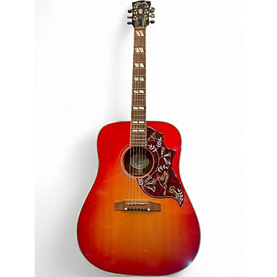 Used Gibson Hummingbird 2 Color Sunburst Acoustic Electric Guitar