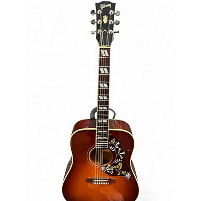 Used Gibson Hummingbird 2 Color Sunburst Acoustic Electric Guitar