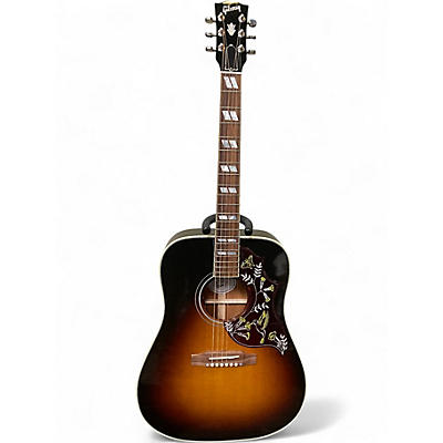 Used Gibson Hummingbird 2 Color Sunburst Acoustic Electric Guitar