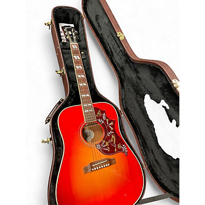 Used Gibson Hummingbird Cherry Sunburst Acoustic Electric Guitar