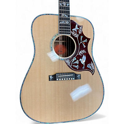 Used Gibson Hummingbird Custom Koa Natural Acoustic Electric Guitar