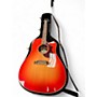 Used Gibson Hummingbird Mahogany Vintage Cherry Sunburst Acoustic Electric Guitar Vintage Cherry Sunburst
