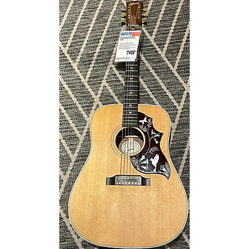 Gibson Used Gibson Hummingbird Natural Acoustic Electric Guitar Natural