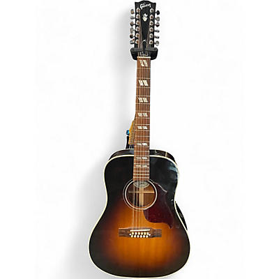 Used Gibson Hummingbird Pro  12 String A 2 Tone Sunburst 12 String Acoustic Electric Guitar