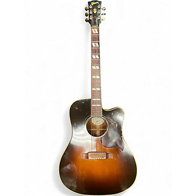 Used Gibson Hummingbird Pro Brown Sunburst Acoustic Electric Guitar