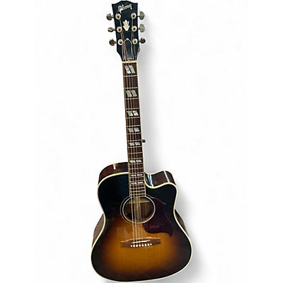 Used Gibson Hummingbird Pro CE Sunburst Acoustic Electric Guitar