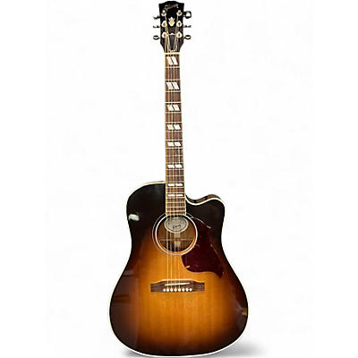 Used Gibson Hummingbird Pro Tobacco Sunburst Acoustic Electric Guitar