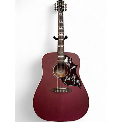 Used Gibson Hummingbird Special Wine Red Acoustic Electric Guitar