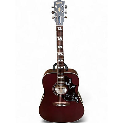 Used Gibson Hummingbird Special Wine Red Acoustic Electric Guitar