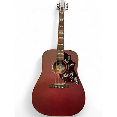 Used Gibson Hummingbird Special Wine Red Acoustic Electric Guitar