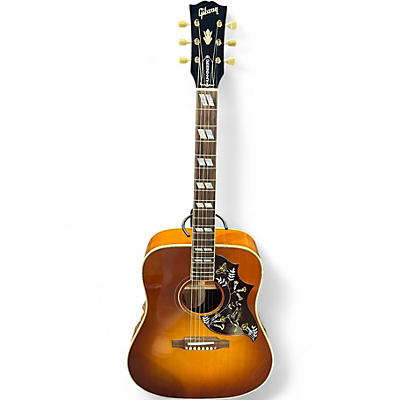 Used Gibson Hummingbird Standard Heritage Cherry Sunburst Acoustic Electric Guitar